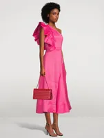 Bonjour Ruffled Midi Dress