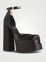 Medusa Aevitas Satin Platform Pumps