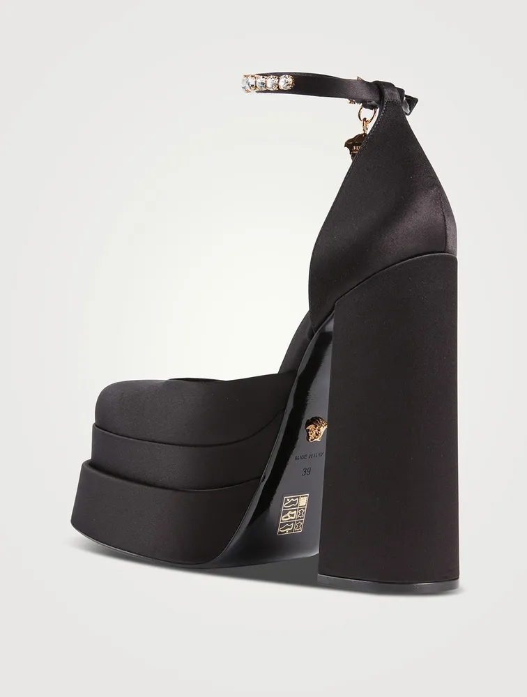 Medusa Aevitas Satin Platform Pumps