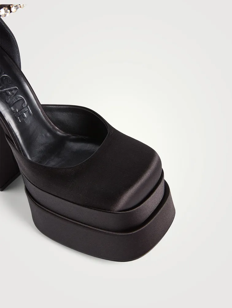 Medusa Aevitas Satin Platform Pumps