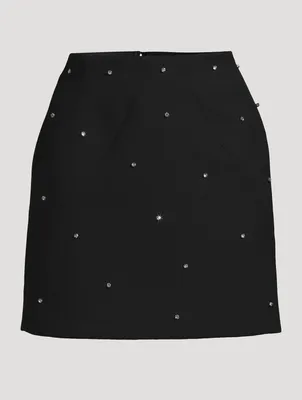 Matteo Beaded Mini Skirt