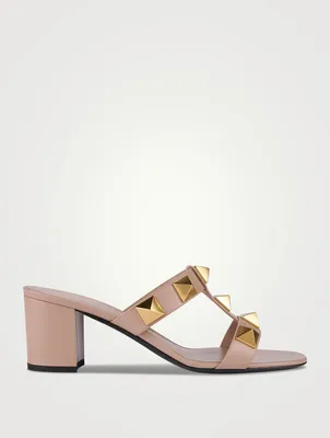 Roman Stud Leather Mules