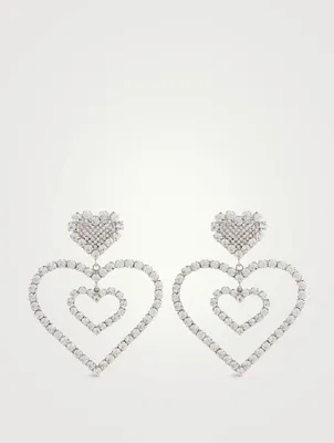 Double Hearts Earrings