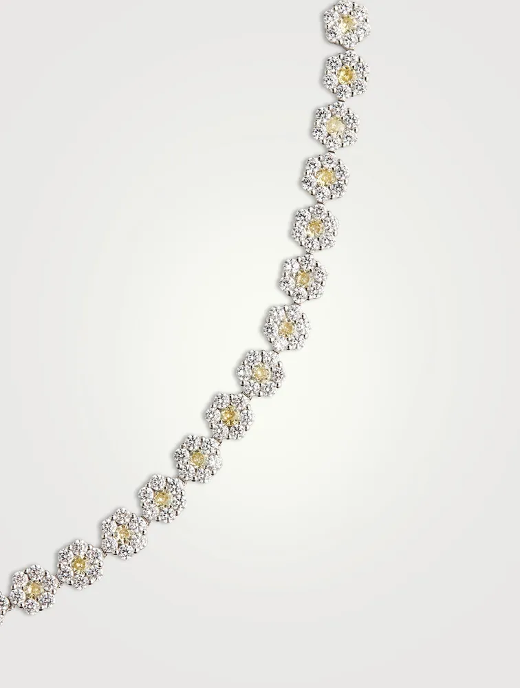 Daisy Tennis Chain Necklace