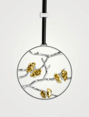 Butterfly Ginkgo Moongate Ornament