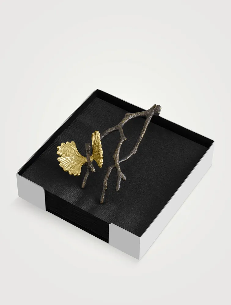 Butterfly Ginkgo Cocktail Napkin Holder