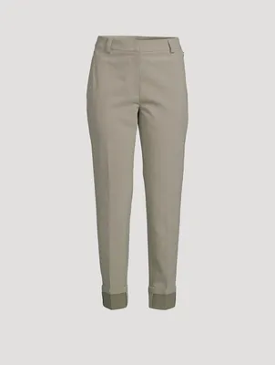 Maxima Double-Face Tapered Trousers