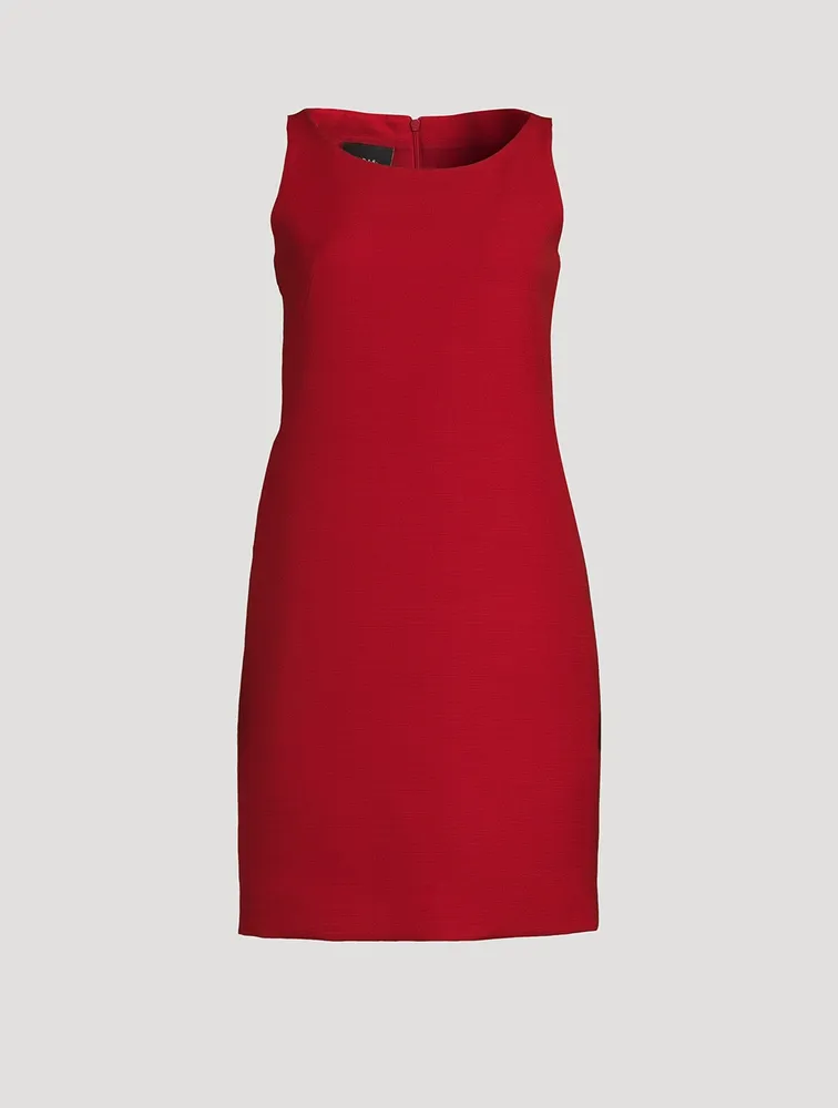 Wool Double-Face Sheath Dress