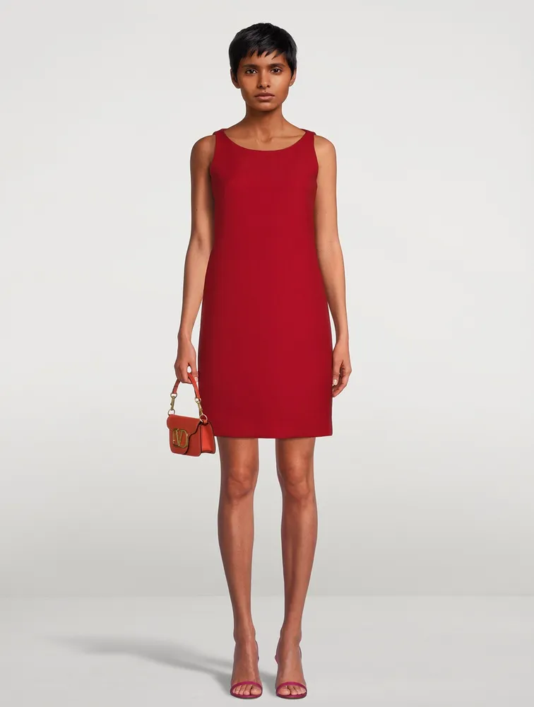 Wool Double-Face Sheath Dress