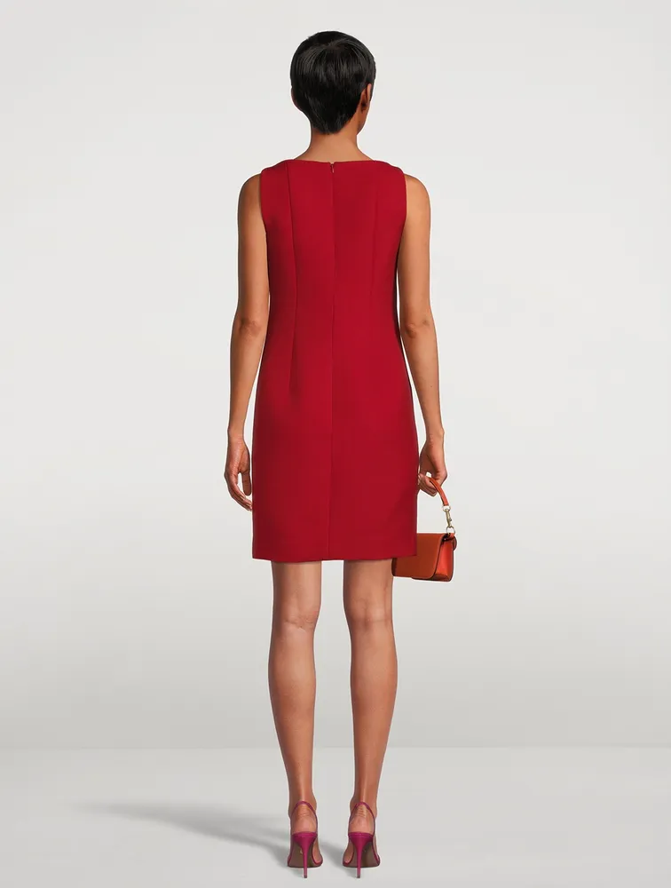 Wool Double-Face Sheath Dress