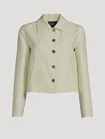 Leland Cotton Silk Double-Face Jacket