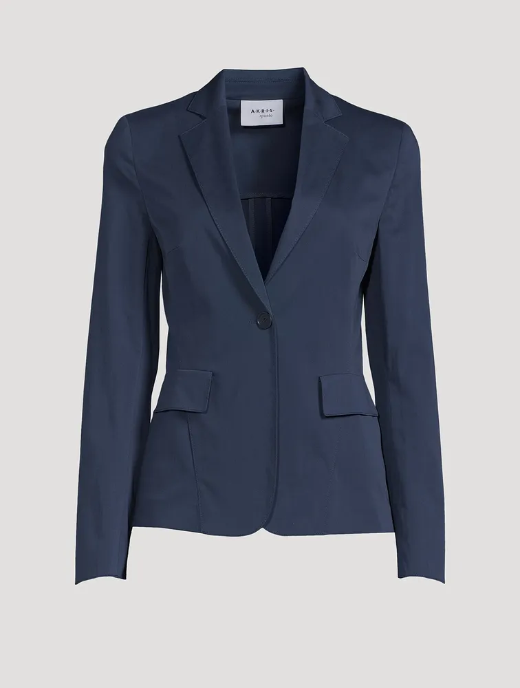 Stretch-Cotton Blazer