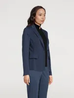 Stretch-Cotton Blazer