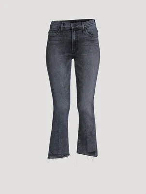 The Insider Straight Cropped Jeans With Step Fray