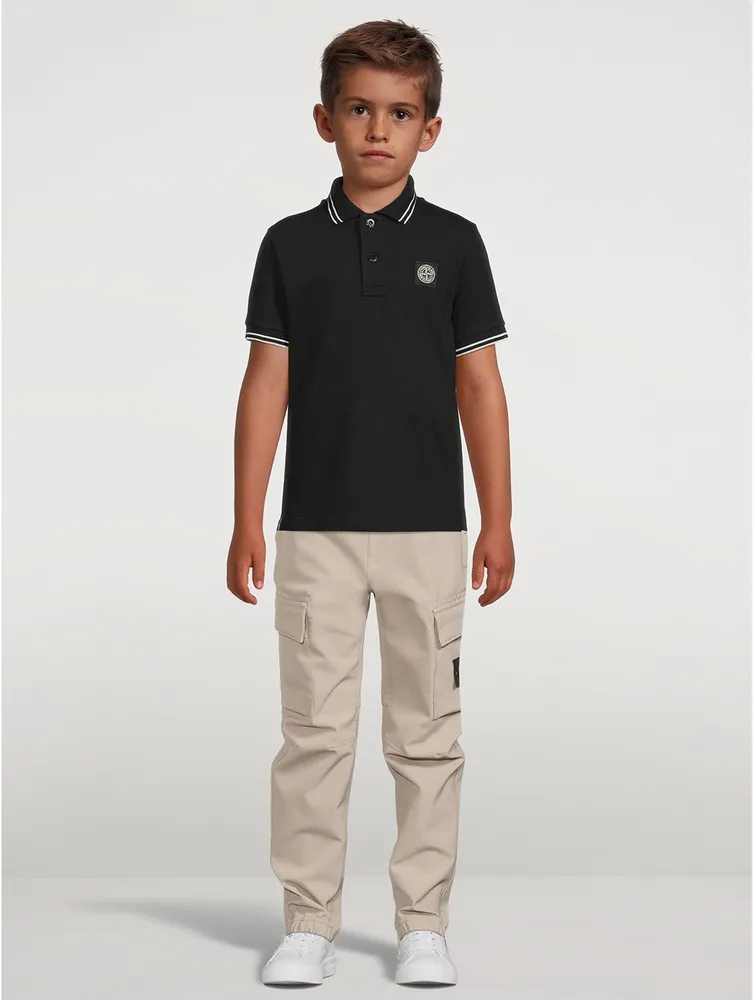 Cotton Stretch Polo Shirt