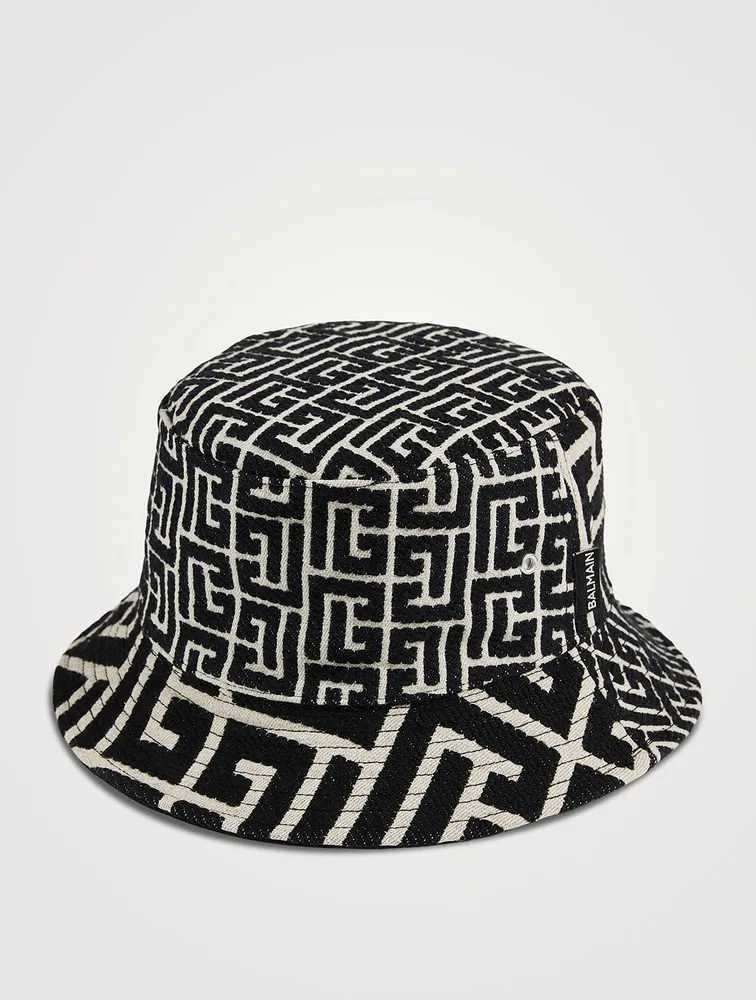 Mix Monogram Jacquard Bucket Hat