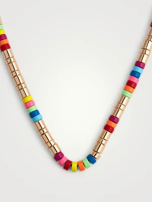 Chasing Rainbows Candy Beaded Necklace