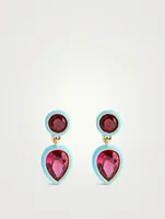 Mini Splash Teardrop Earrings