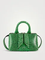 Friday Printed Leather Crossbody Bag