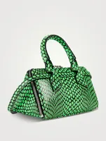Friday Printed Leather Crossbody Bag