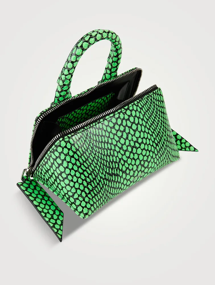 Friday Printed Leather Crossbody Bag