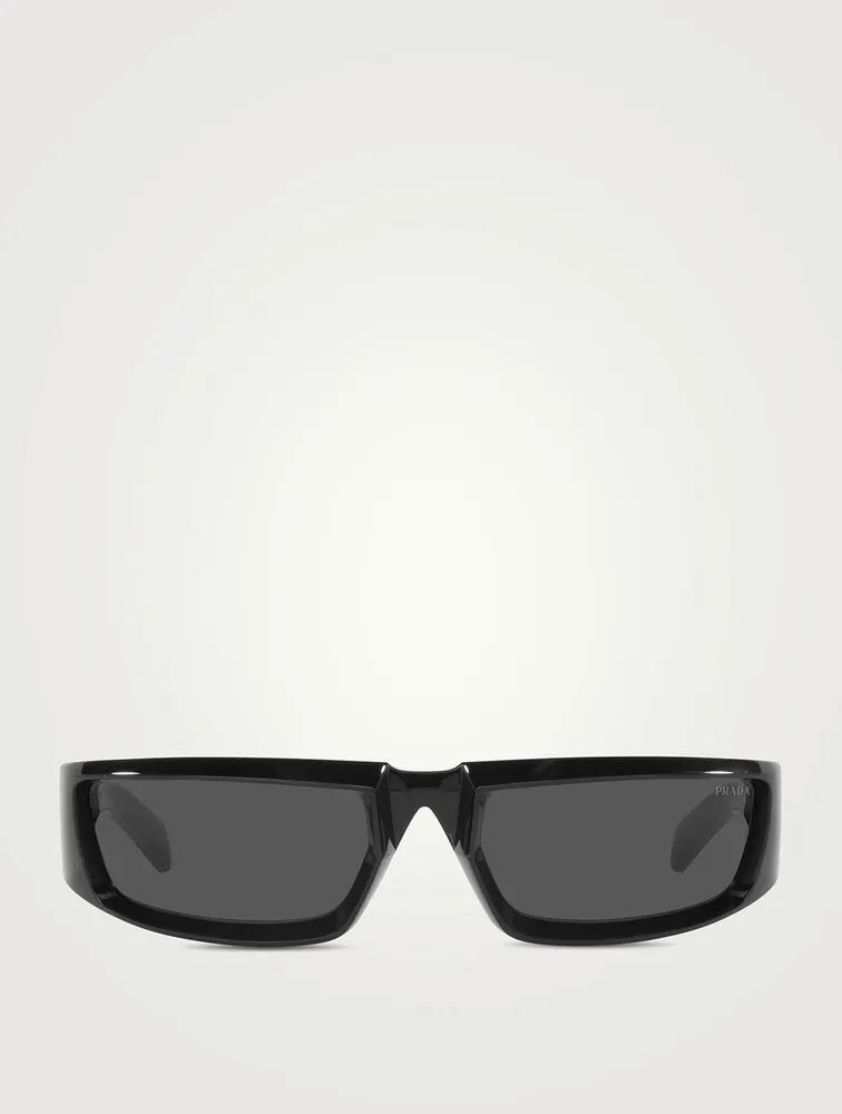 Rectangular Wrap Sunglasses