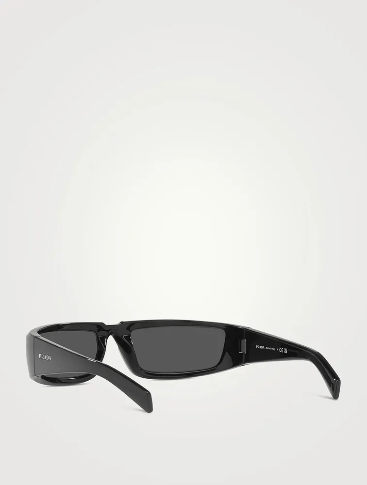 Rectangular Wrap Sunglasses