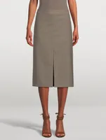 Benetta Wool Pencil Skirt