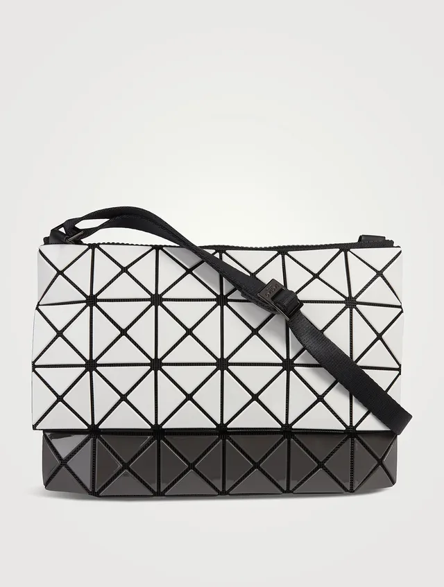 Bao Bao Issey Miyake Prism Two-Tone Crossbody Bag Gray/Black