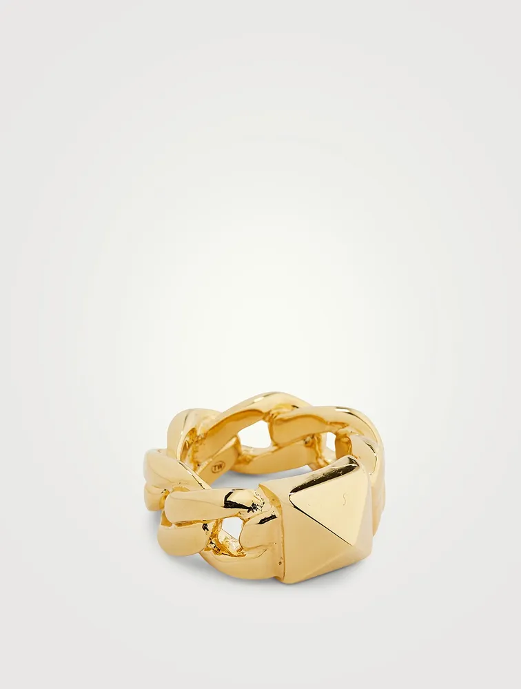 Rockstud Chain Ring