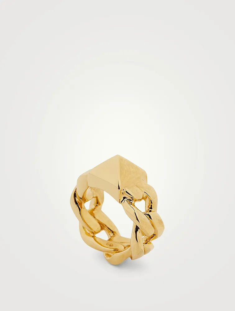 Rockstud Chain Ring