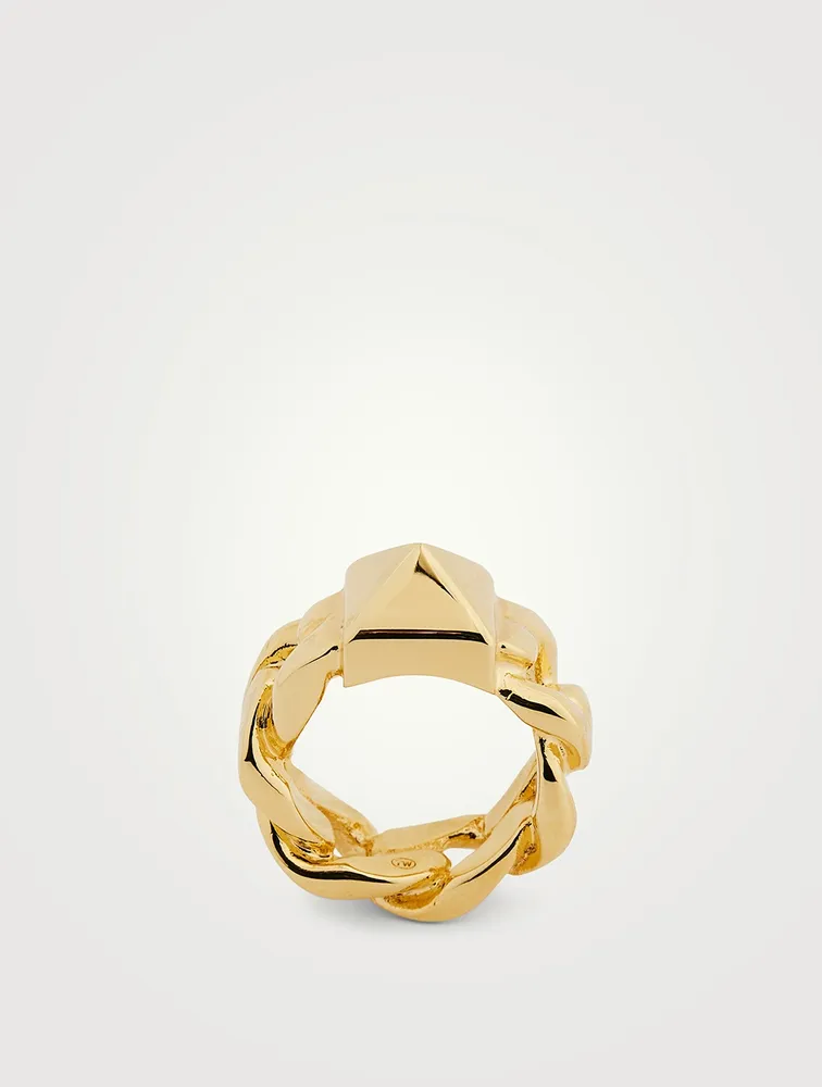 Rockstud Chain Ring