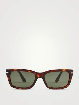 0PO3301S Rectangular Sunglasses