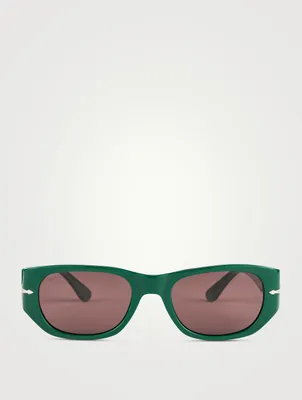 0PO3307S Rectangular Sunglasses