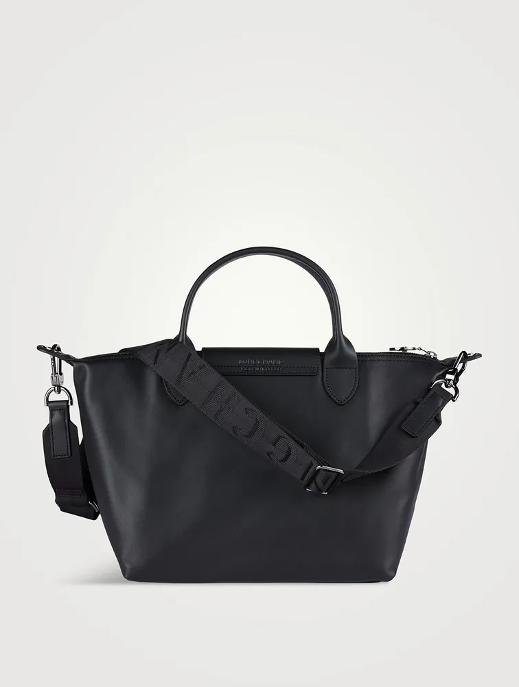 Le Pliage Xtra Leather Top Handle Bag