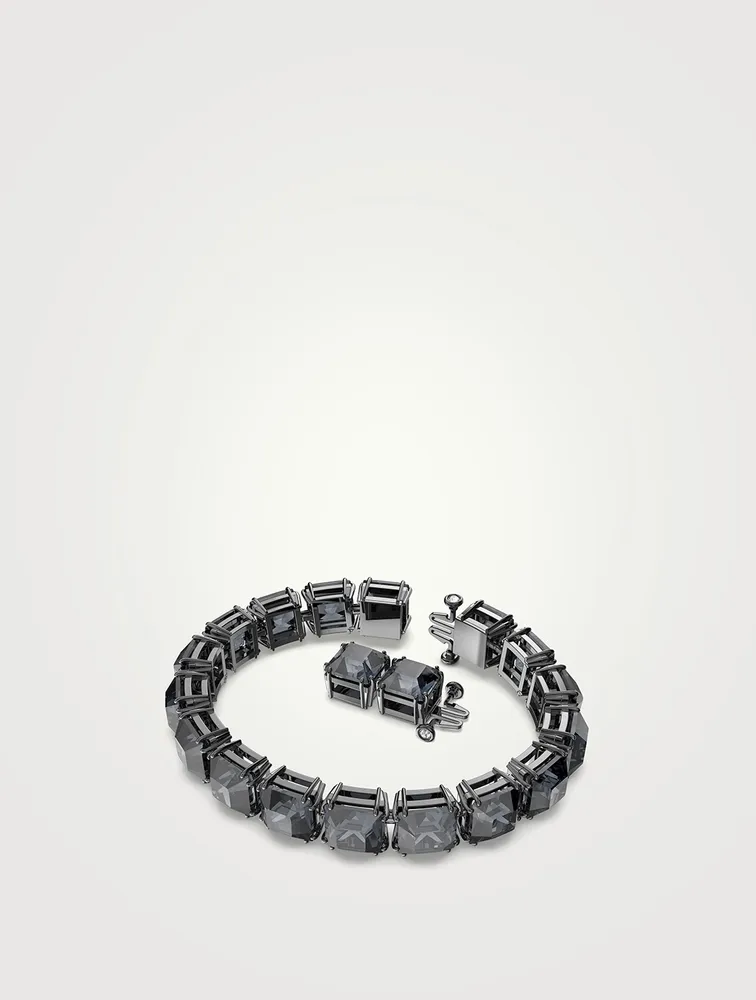 Millenia Ruthenium-Plated Crystal Bracelet