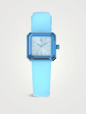 Lucent Crystal Silicone Strap Watch