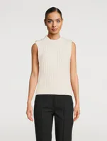 O-Neck Sleeveless Top