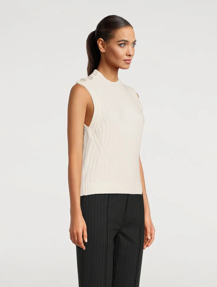 O-Neck Sleeveless Top