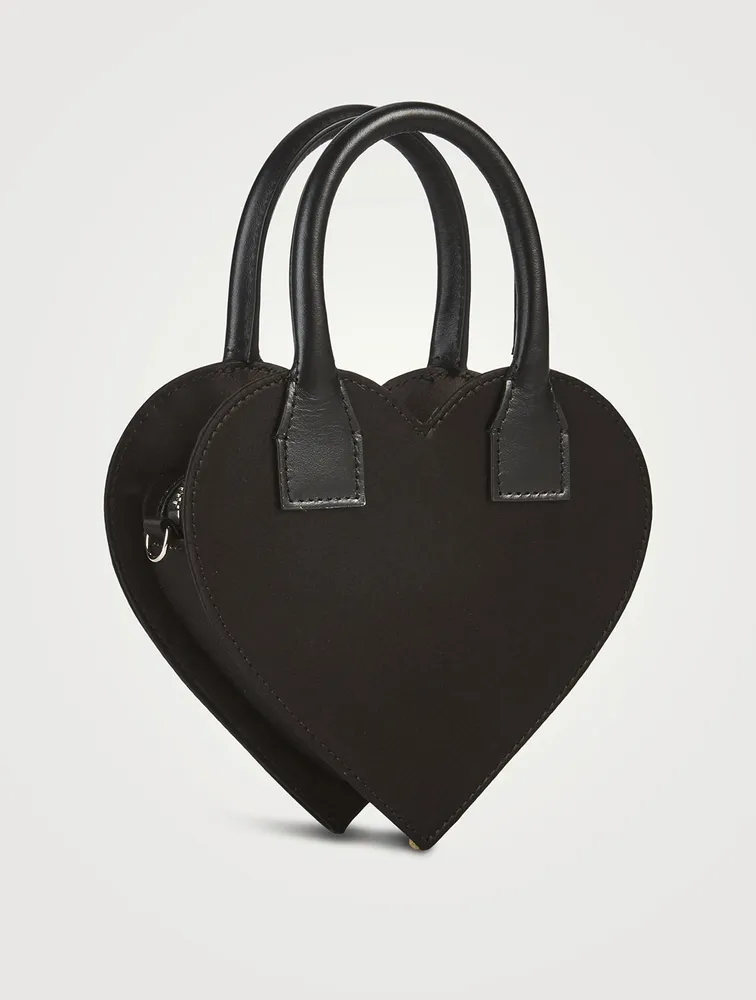 Heart Satin Clutch