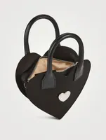 Heart Satin Clutch