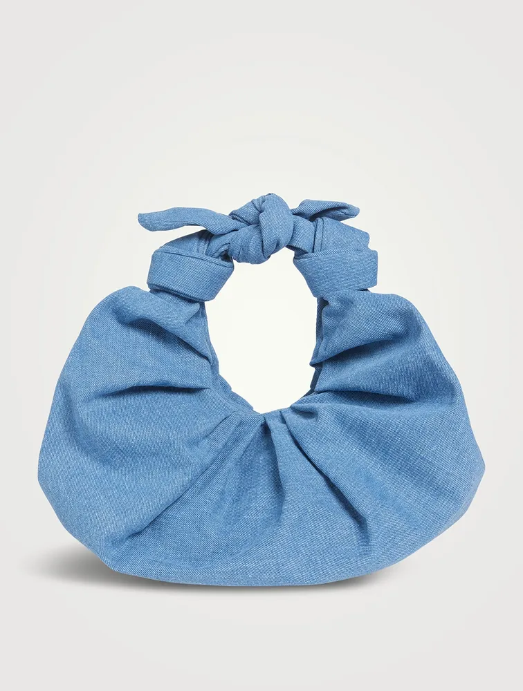 Kimi Denim Croissant Bag
