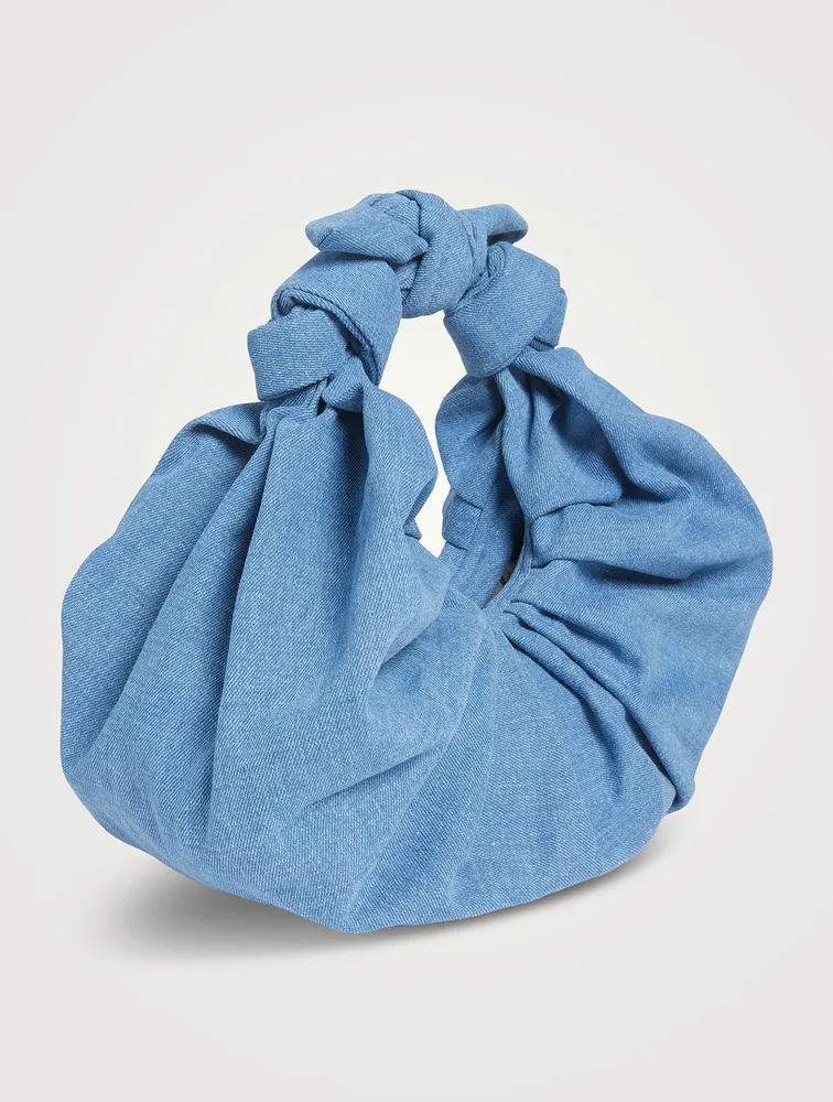 Kimi Denim Croissant Bag