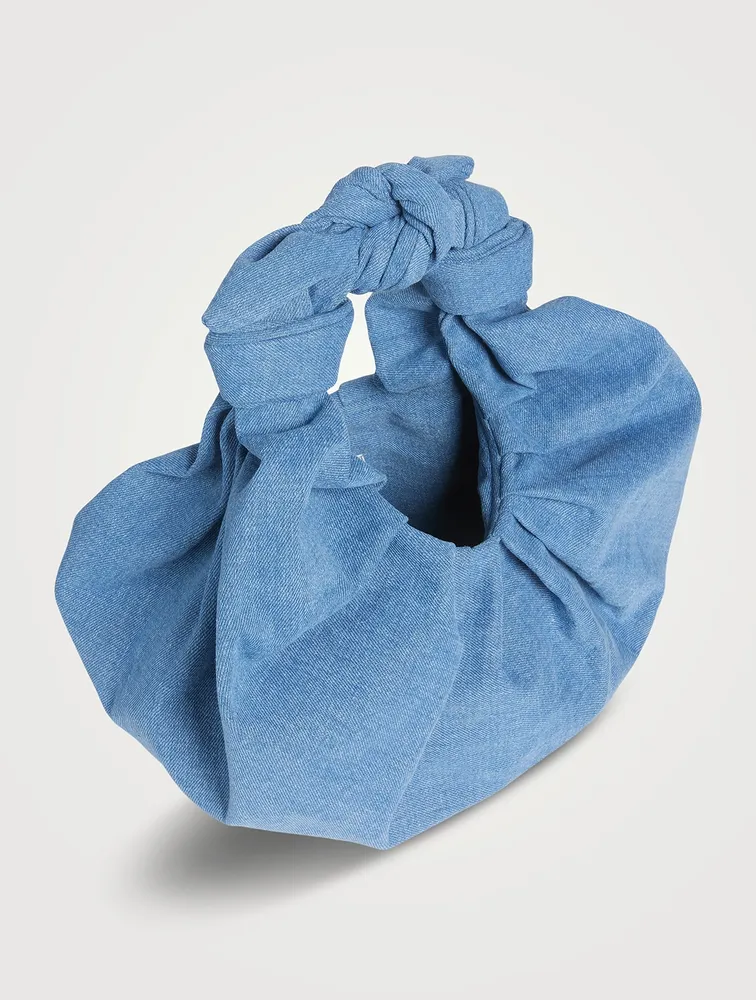 Kimi Denim Croissant Bag