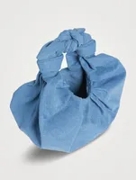 Kimi Denim Croissant Bag