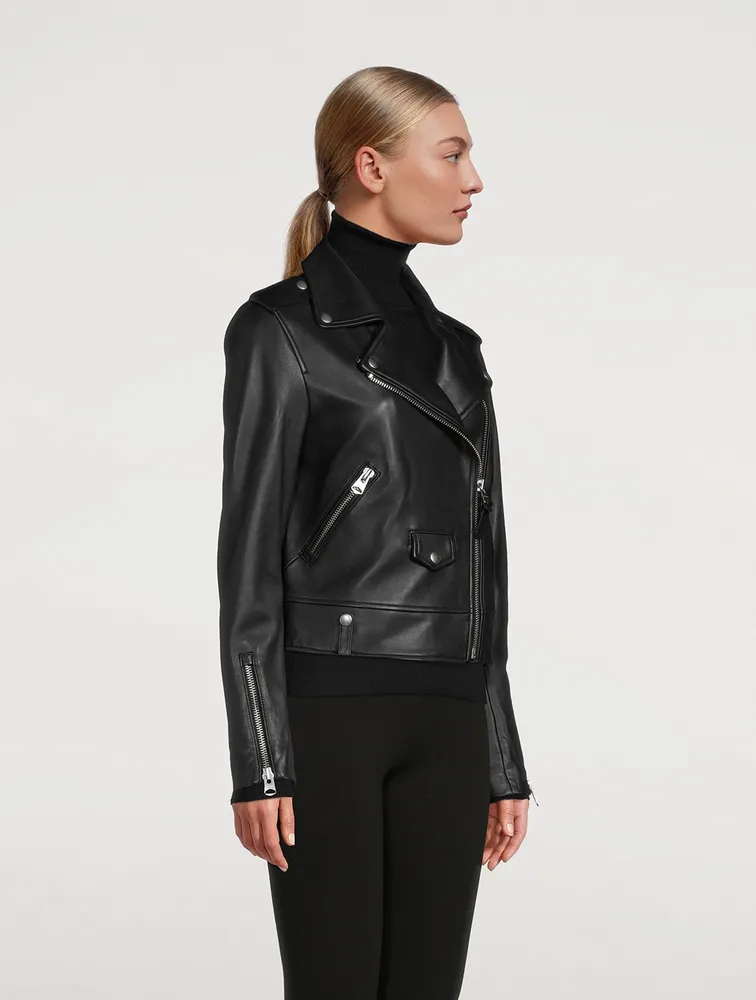 Baya Leather Moto Jacket