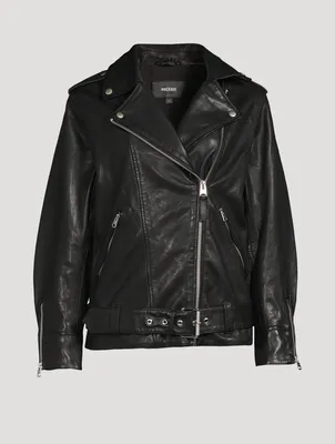 Chloe Leather Moto Jacket
