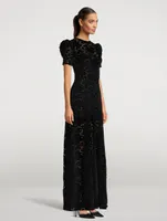 The Night Sparrow Lace Gown