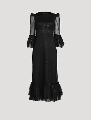 The Floating Fire Midi Dress