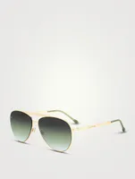 Wild Metal Aviator Sunglasses